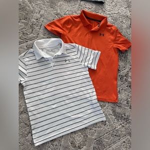 Under Armour boys jacket and polo shirts, Youth Medium
